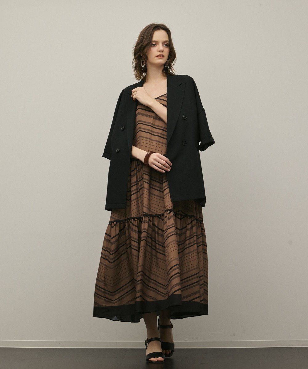 GRACE CONTINENTAL キカプリントキャミワンピース 