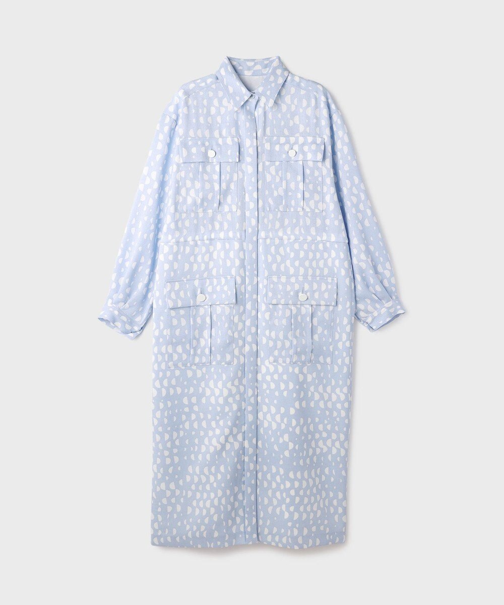 GRACE CONTINENTAL ハーフドットミリタリーワンピース 