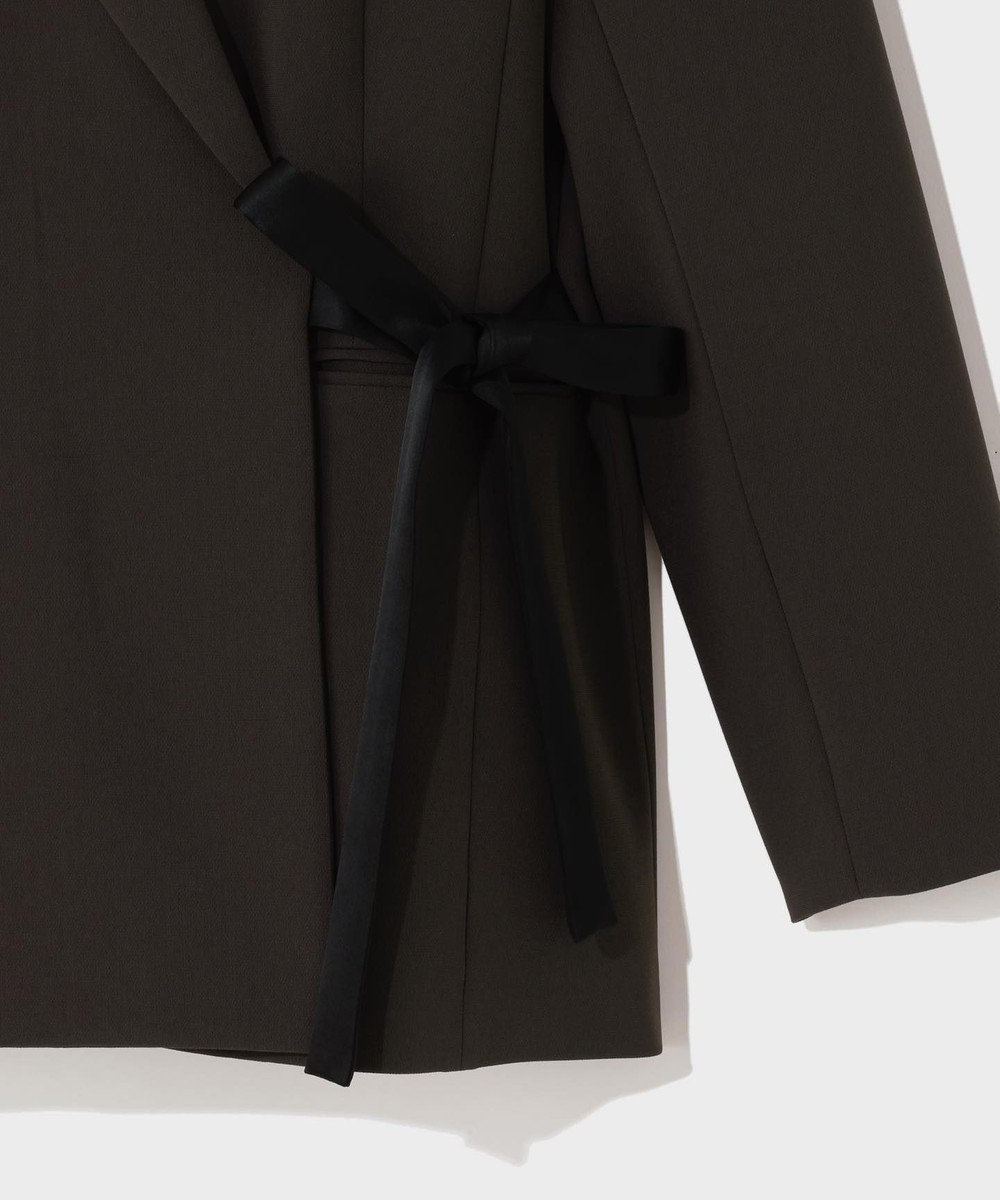 GRACE CONTINENTAL サテンボウ付テーラードジャケット 