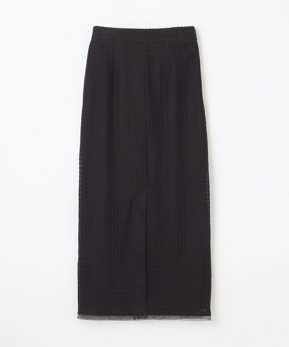 GRACE CONTINENTAL ラッセルメッシュスカート 