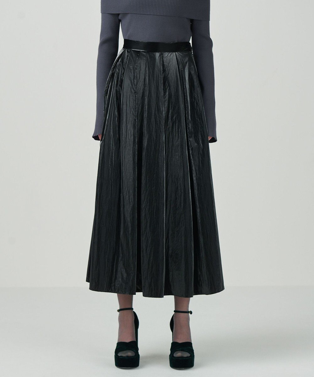 GRACE CONTINENTAL タックロングスカート 