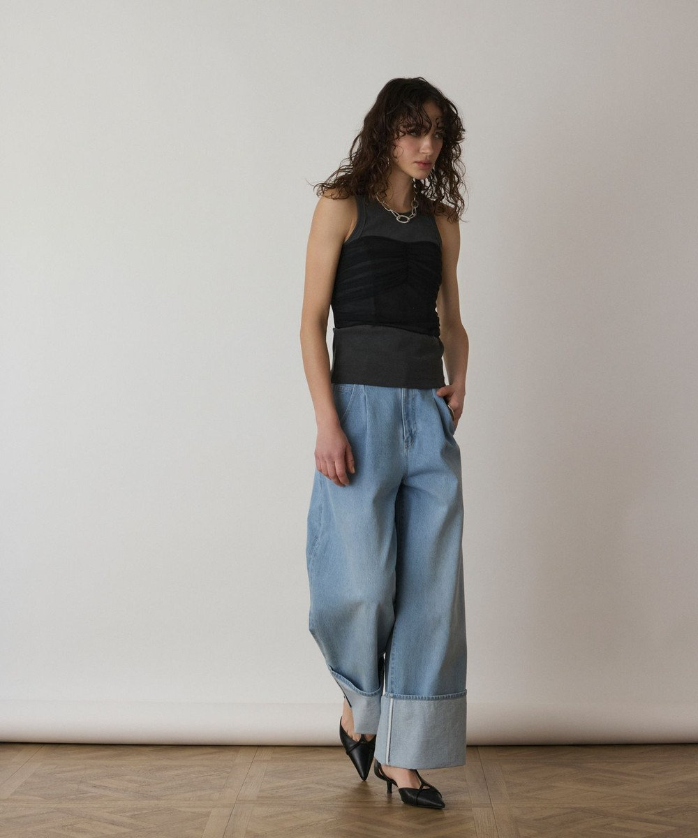 GRACE CONTINENTAL チュールベアトップ