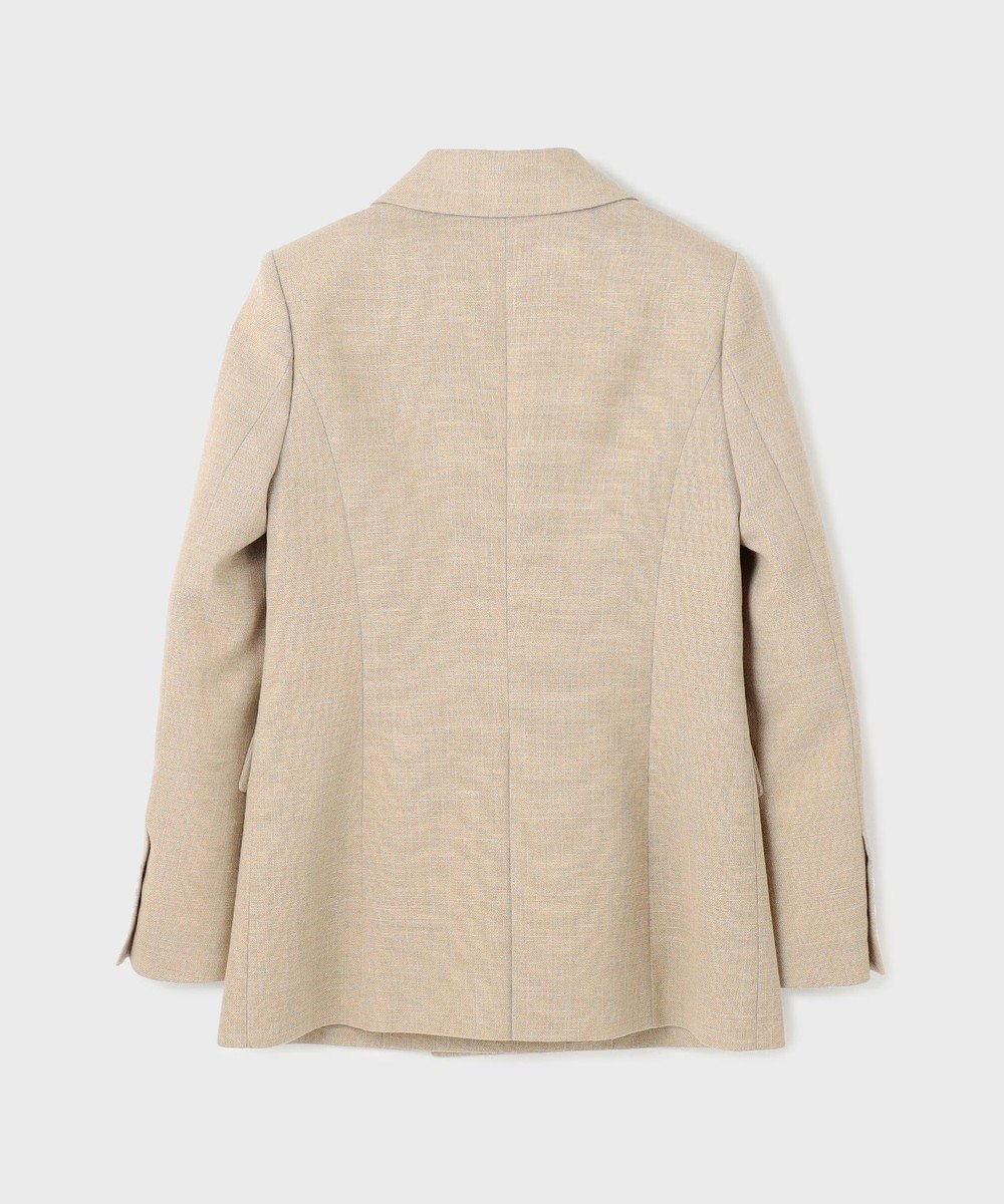 GRACE CONTINENTAL リネンライクダブルジャケット