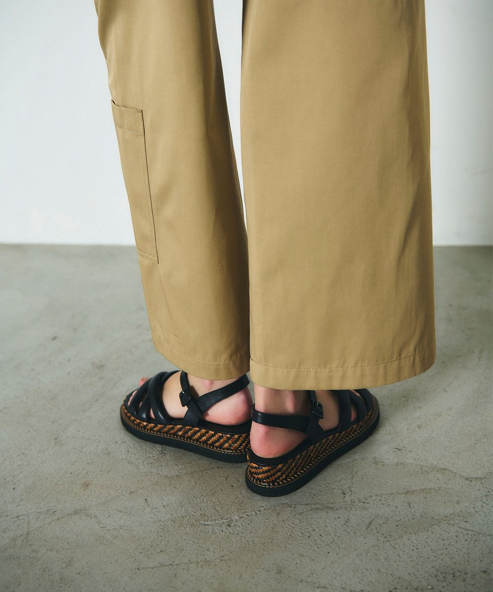 GRACE CONTINENTAL LUCA GROSSI パフィークロスサンダル