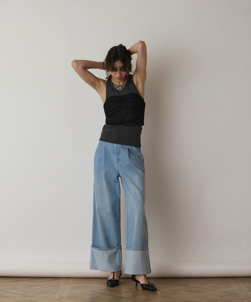 GRACE CONTINENTAL チュールベアトップ