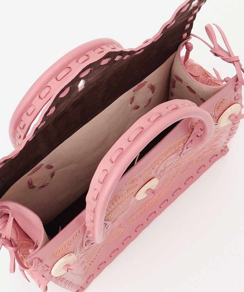 グレースコンチネンタル 本革 バッグ Carving Basket MS