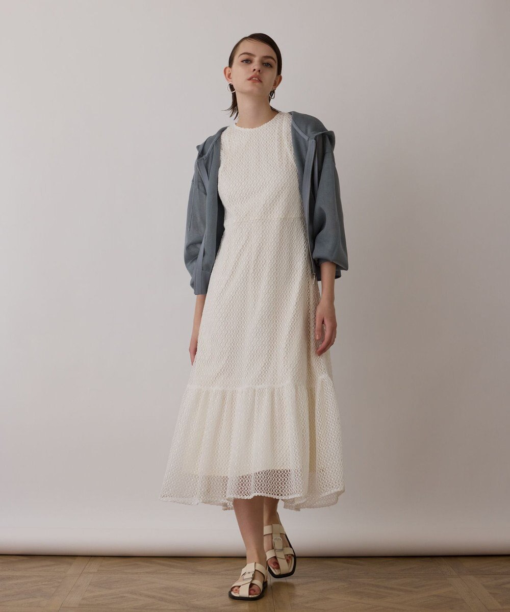 GRACE CONTINENTAL シアーニットパーカー