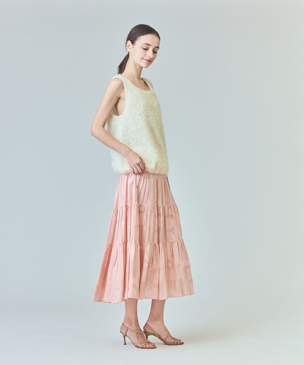 GRACE CONTINENTAL チュールフェザータンクトップ 