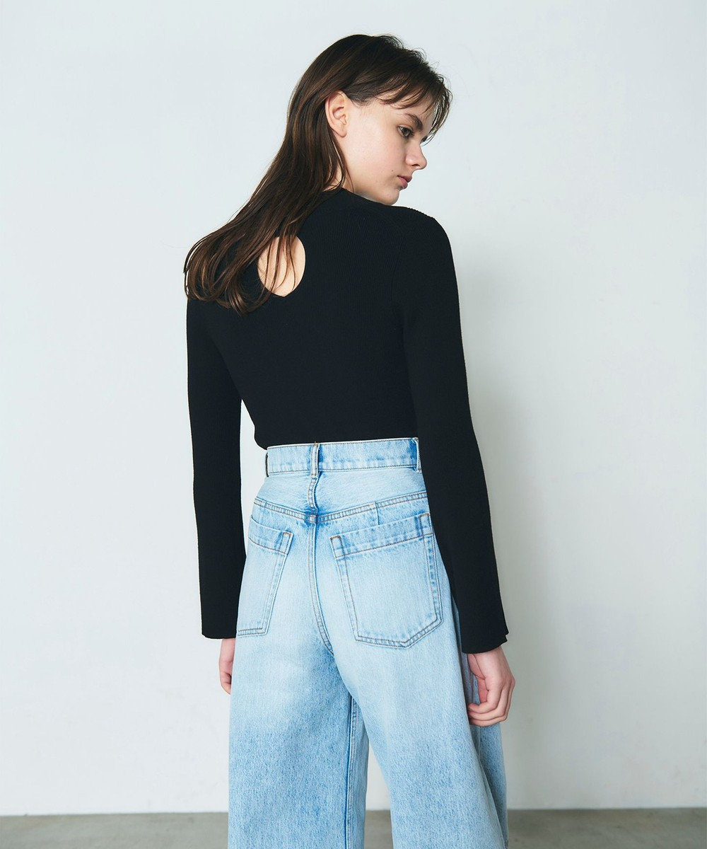 GRACE CONTINENTAL リブニットトップ