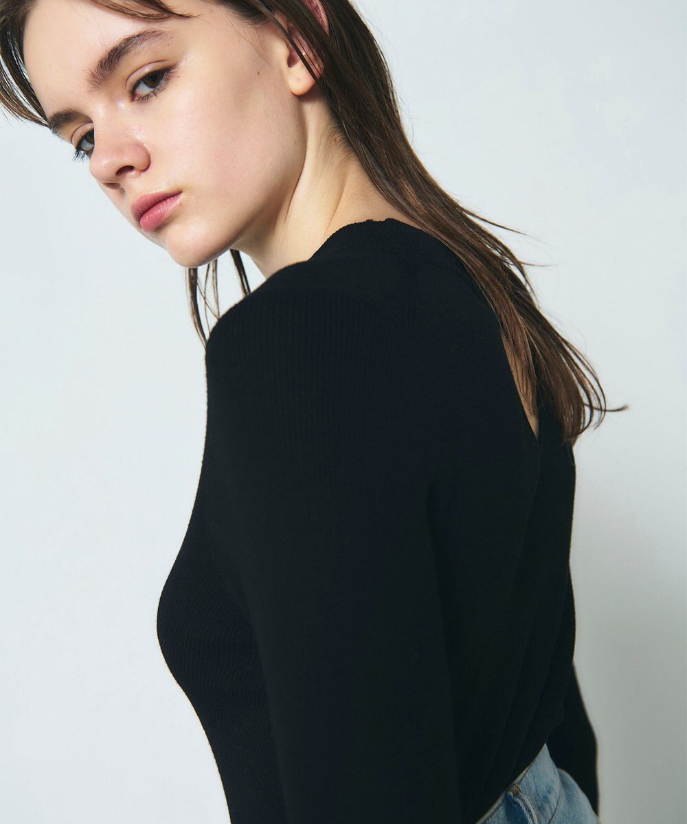 GRACE CONTINENTAL リブニットトップ 