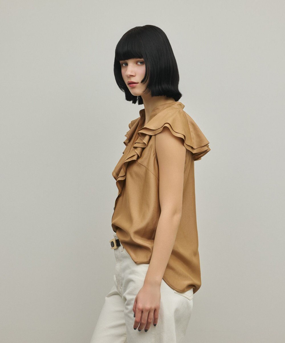 GRACE CONTINENTAL フリルスキッパーブラウス 