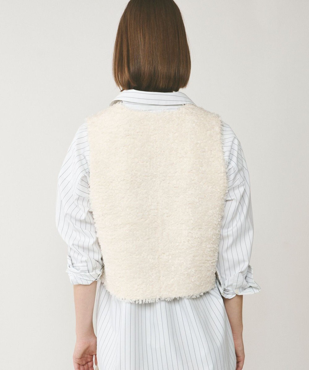 GRACE CONTINENTAL ツイードショートジレジャケット 