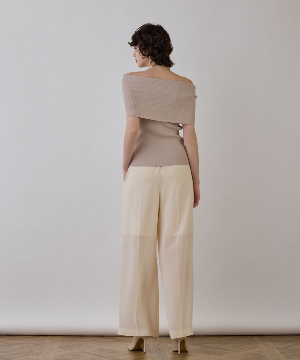 GRACE CONTINENTAL ソフトファイユパンツ 