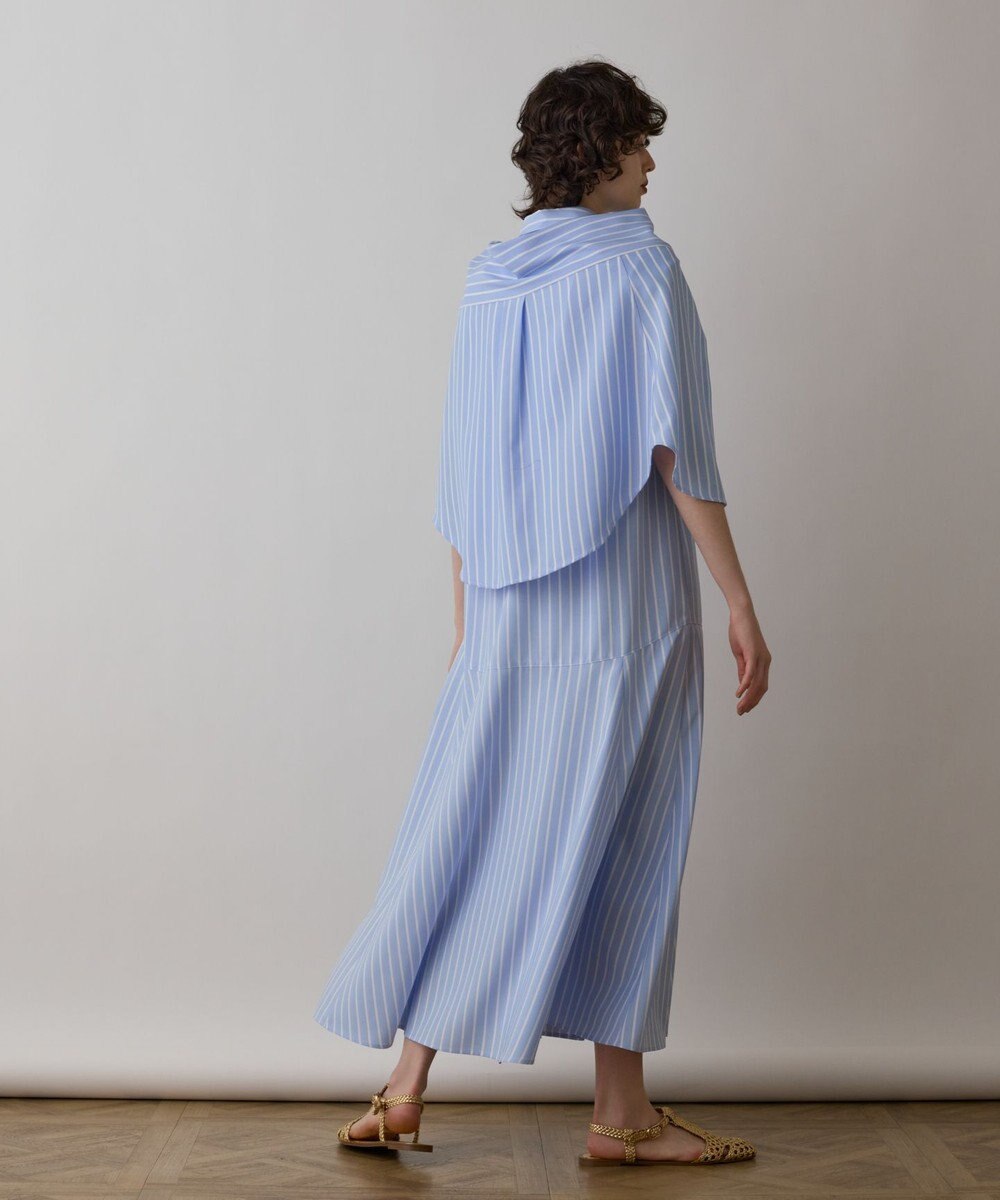 GRACE CONTINENTAL ストライプシャツワンピース