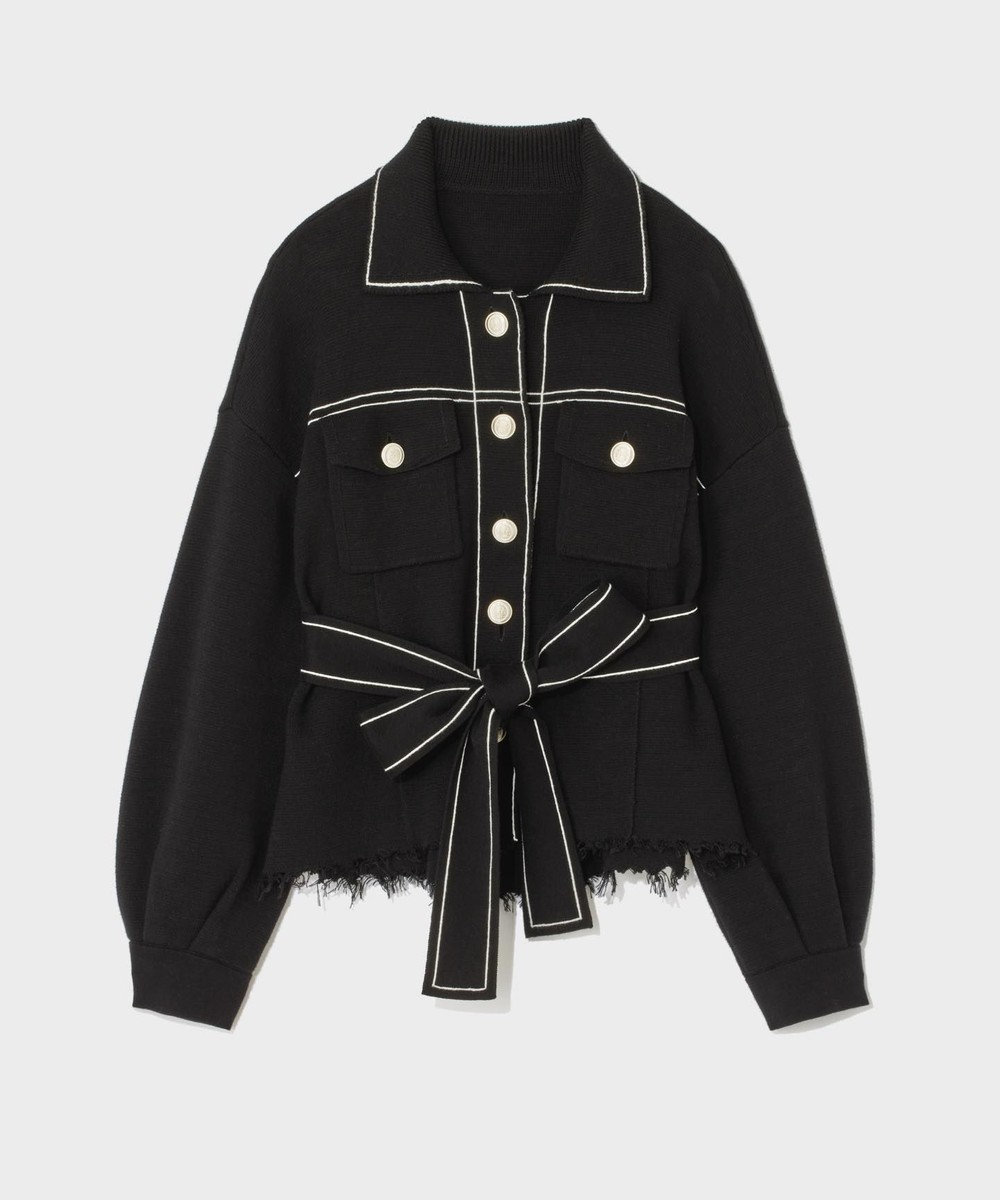 GRACE CONTINENTAL ニットワークジャケット