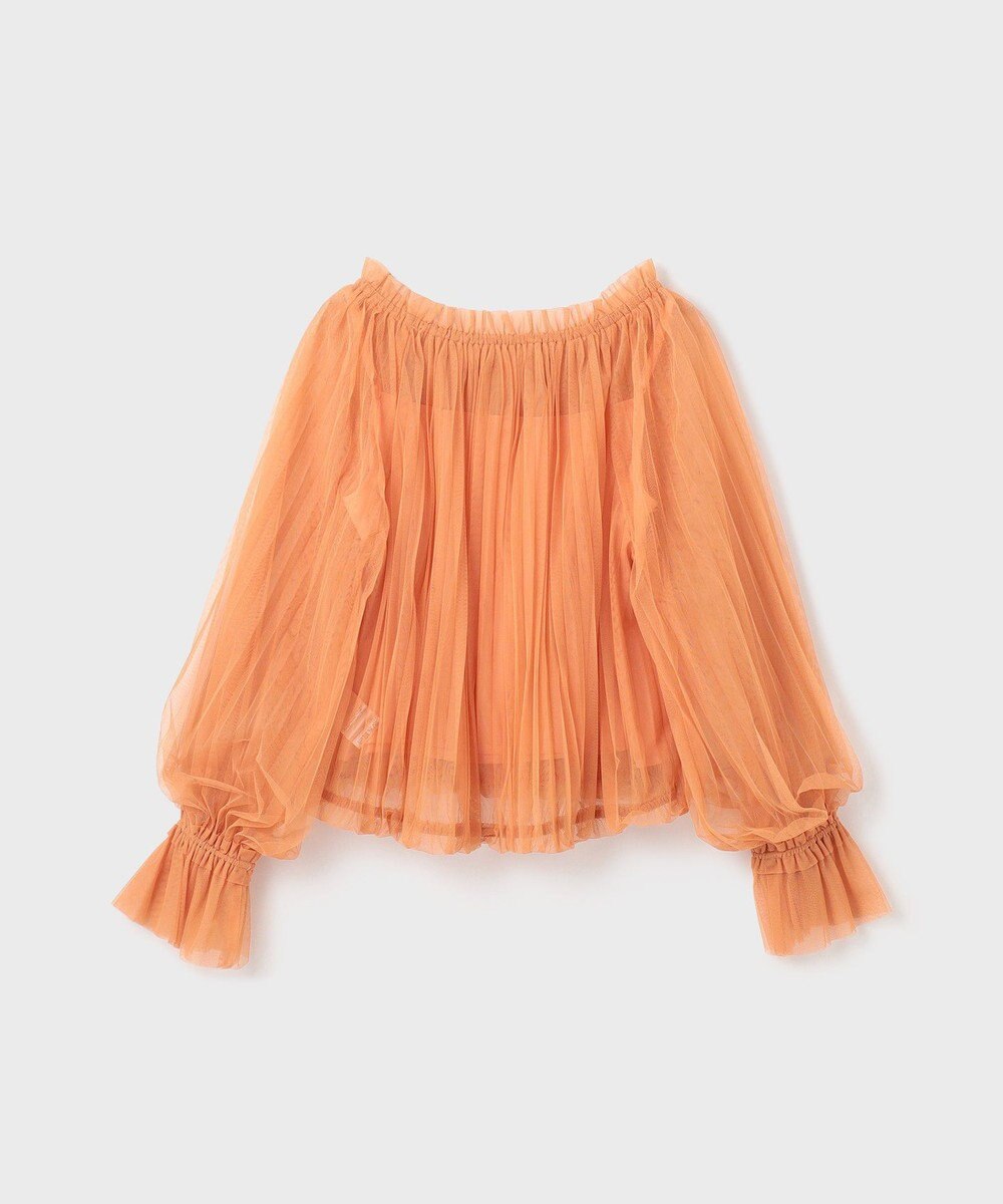 GRACE CONTINENTAL チュールプリーツトップ 