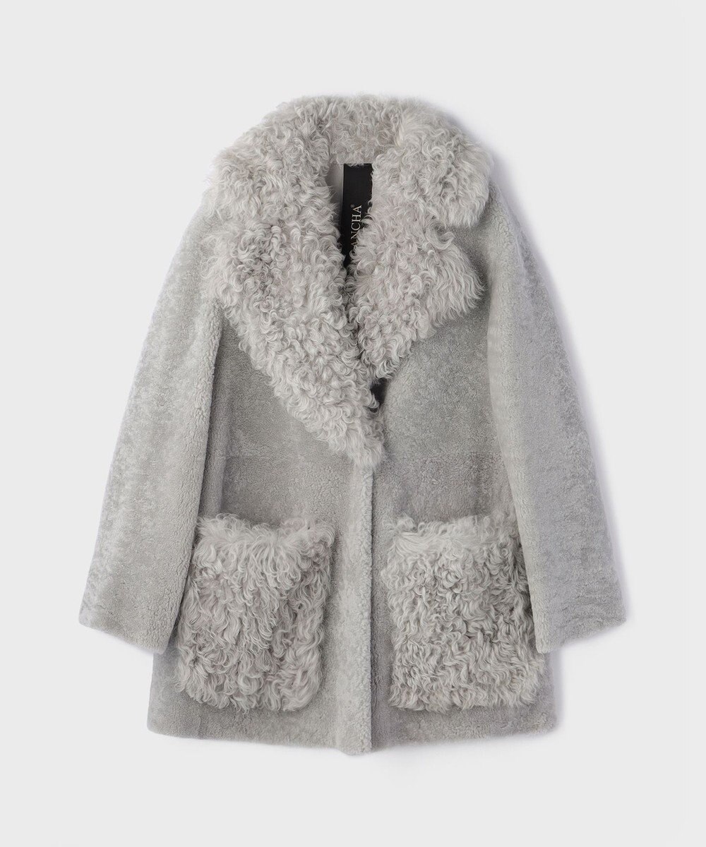 GRACE CONTINENTAL 【BLANCHA】ムートンコート 