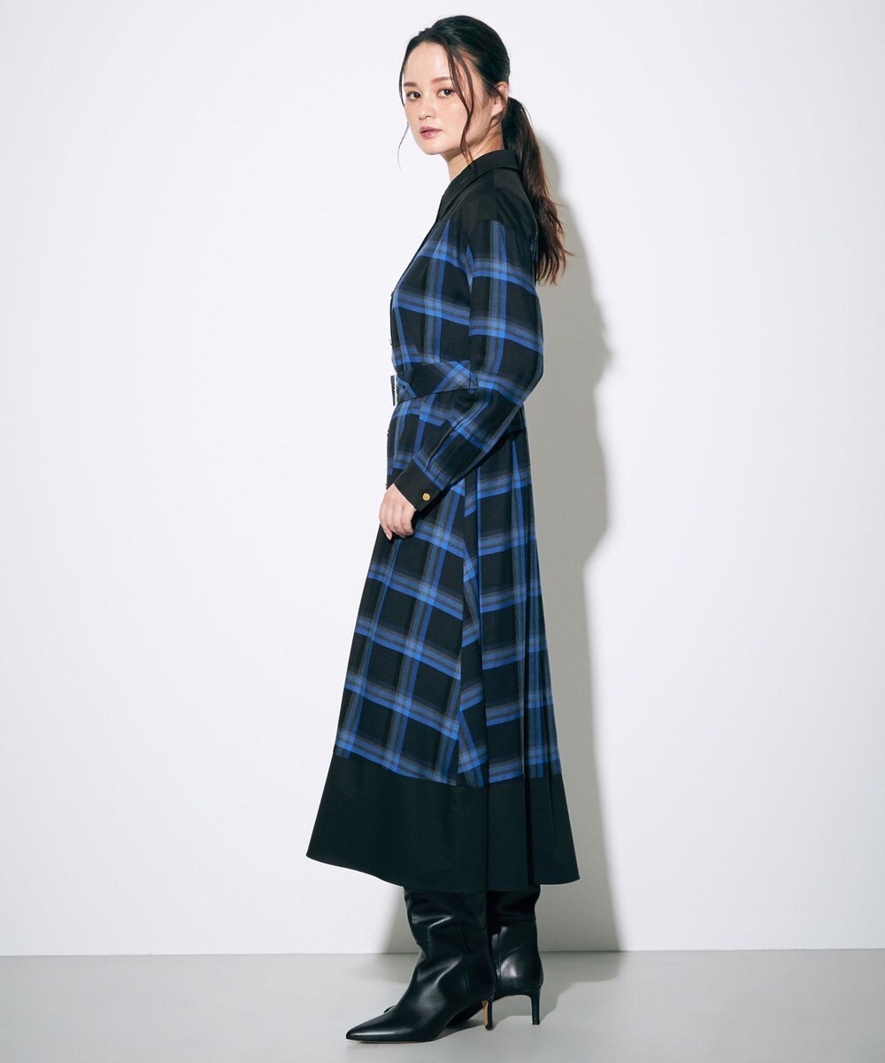 チェックコンビワンピース Grace Continental Grace Continental グレースコンチネンタル 通販 チェックコンビワンピース Grace Continental Grace Continental グレースコンチネンタル 通販