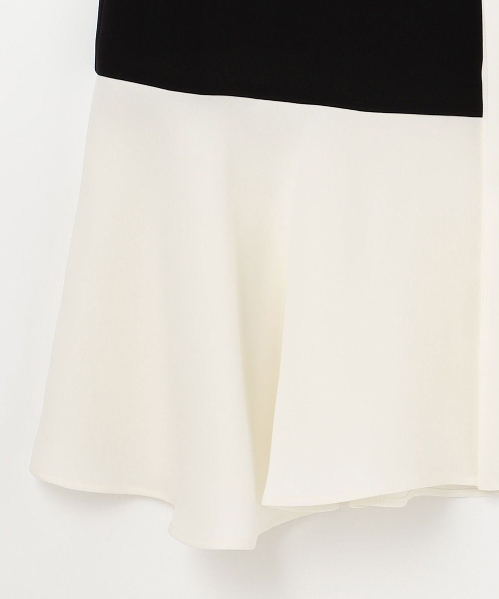 GRACE CONTINENTAL カラーブロックシャツドレス 