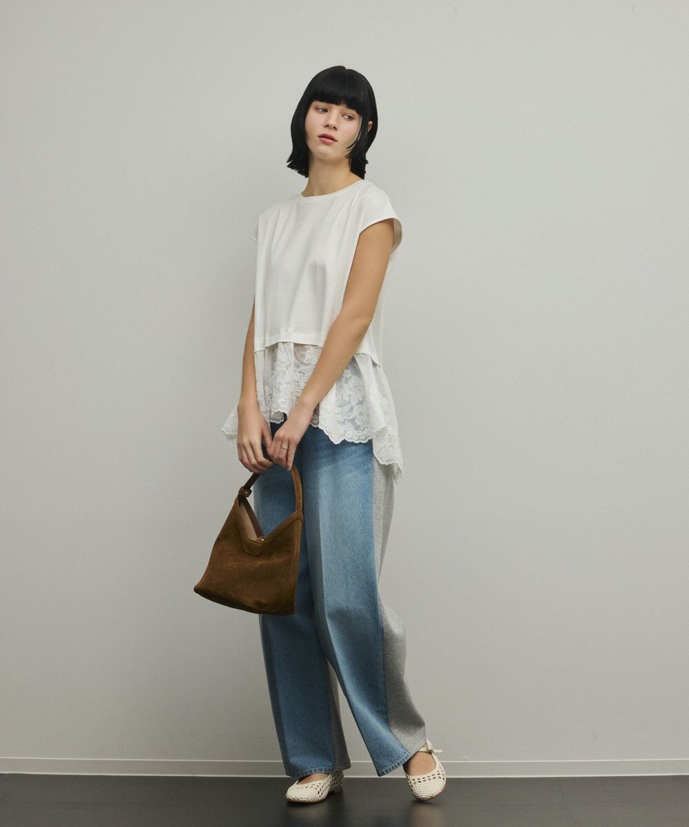 GRACE CONTINENTAL ヘムembカットトップ 