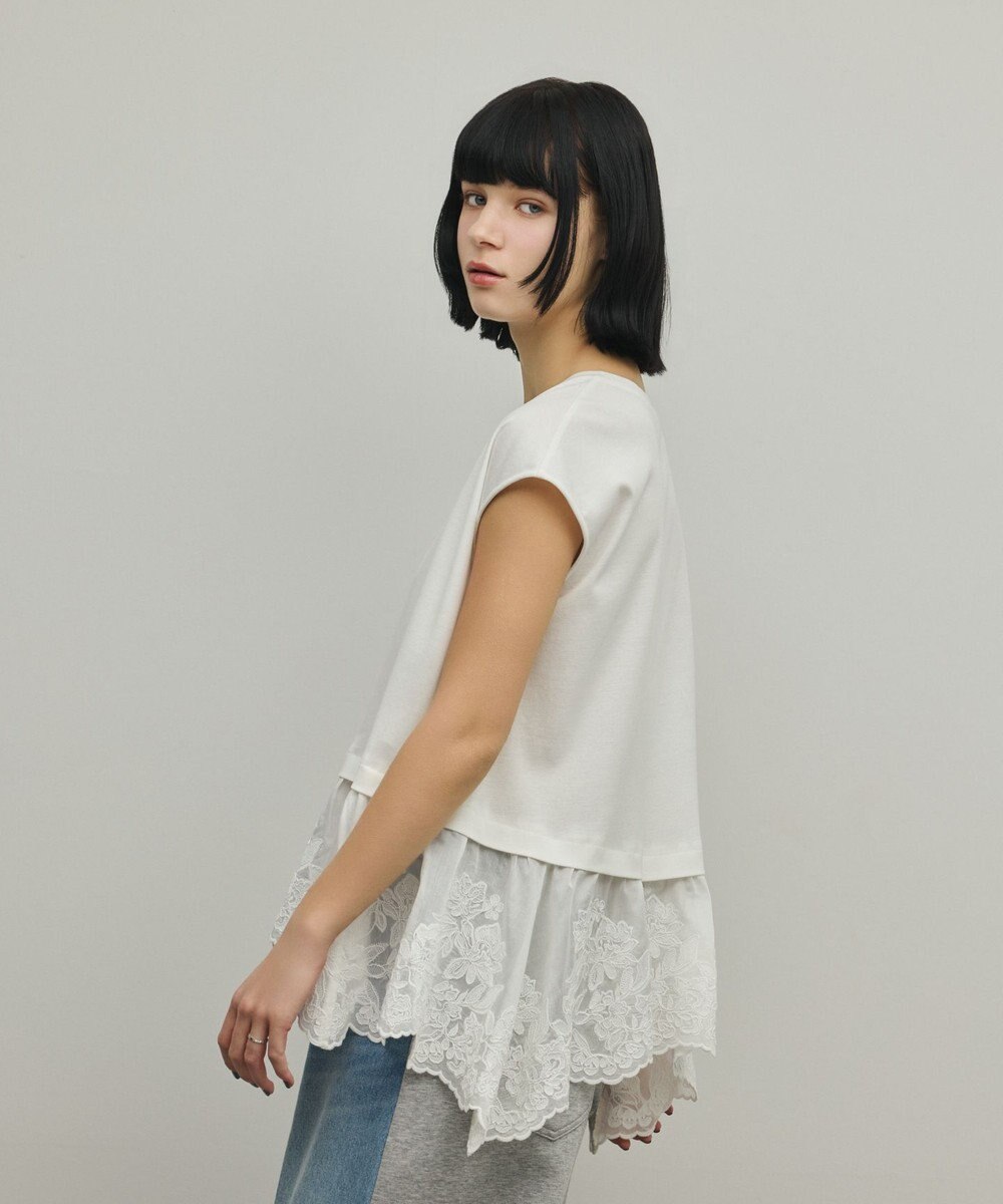 GRACE CONTINENTAL ヘムembカットトップ 