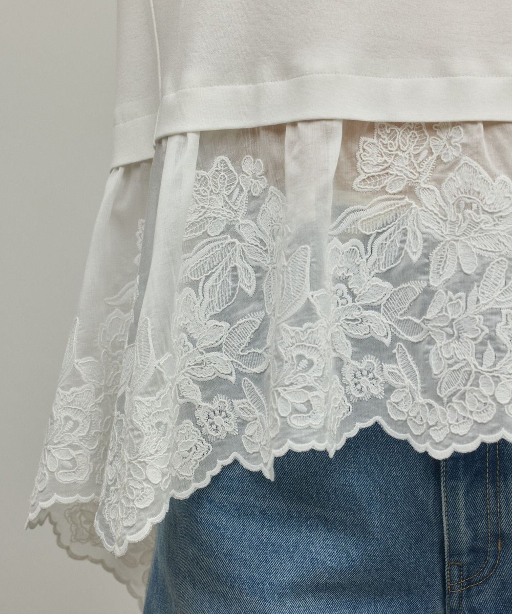 GRACE CONTINENTAL ヘムembカットトップ 