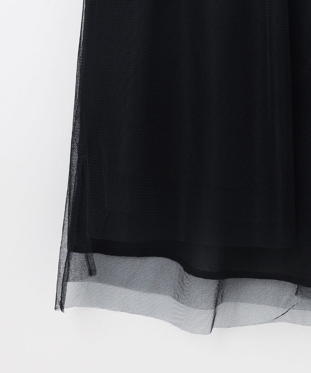 GRACE CONTINENTAL チュールノースリーブ トップ 