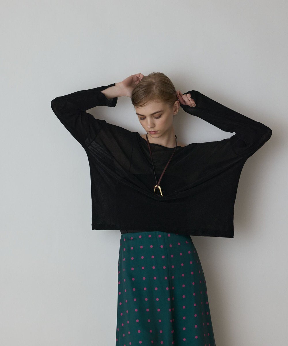 GRACE CONTINENTAL フロッキーオーバーカットトップ 