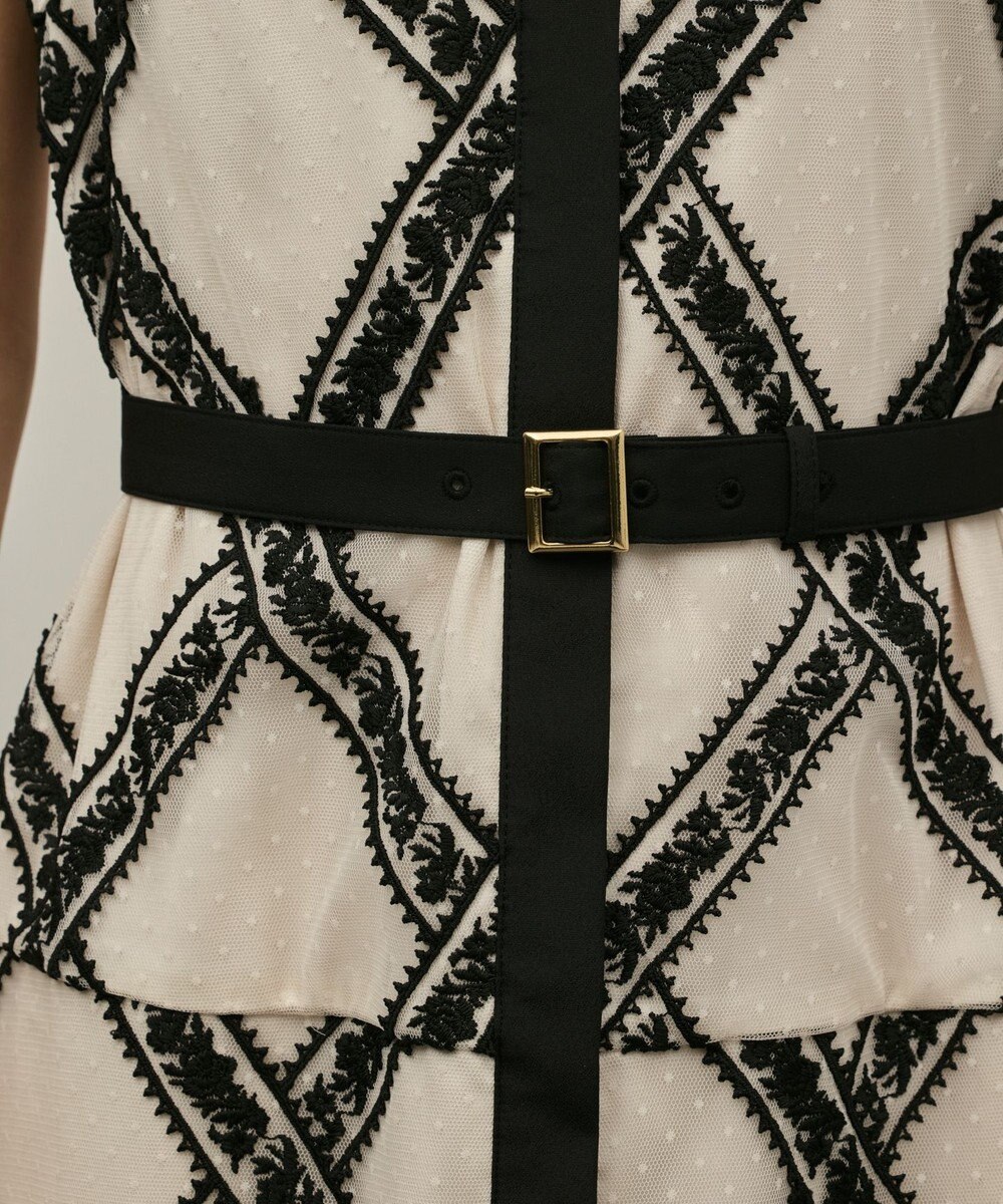 GRACE CONTINENTAL チュールレースワンピース 