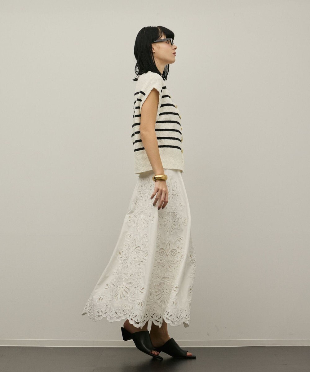 GRACE CONTINENTAL ブークレニットベスト 