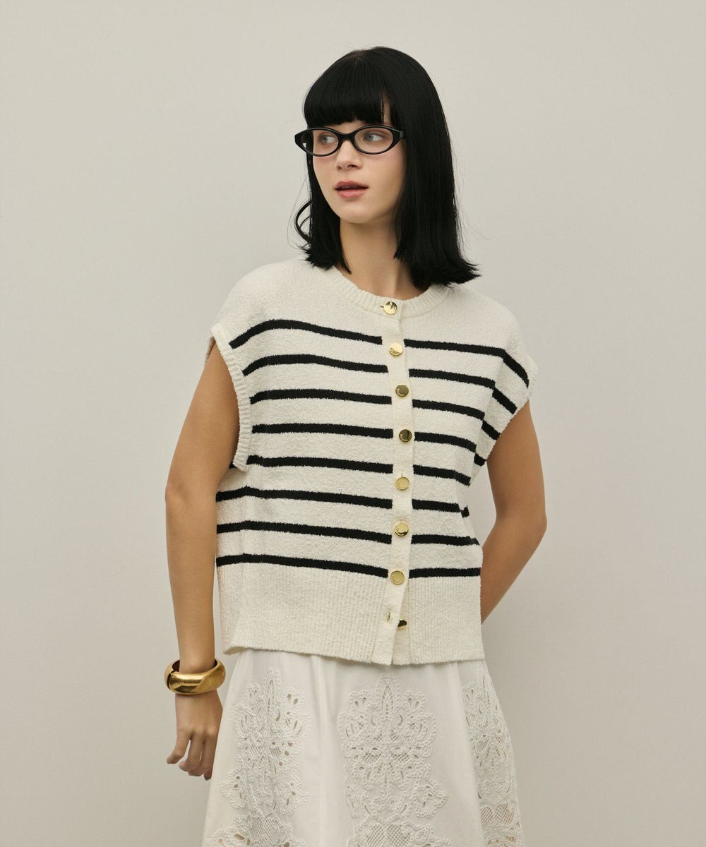 GRACE CONTINENTAL ブークレニットベスト 