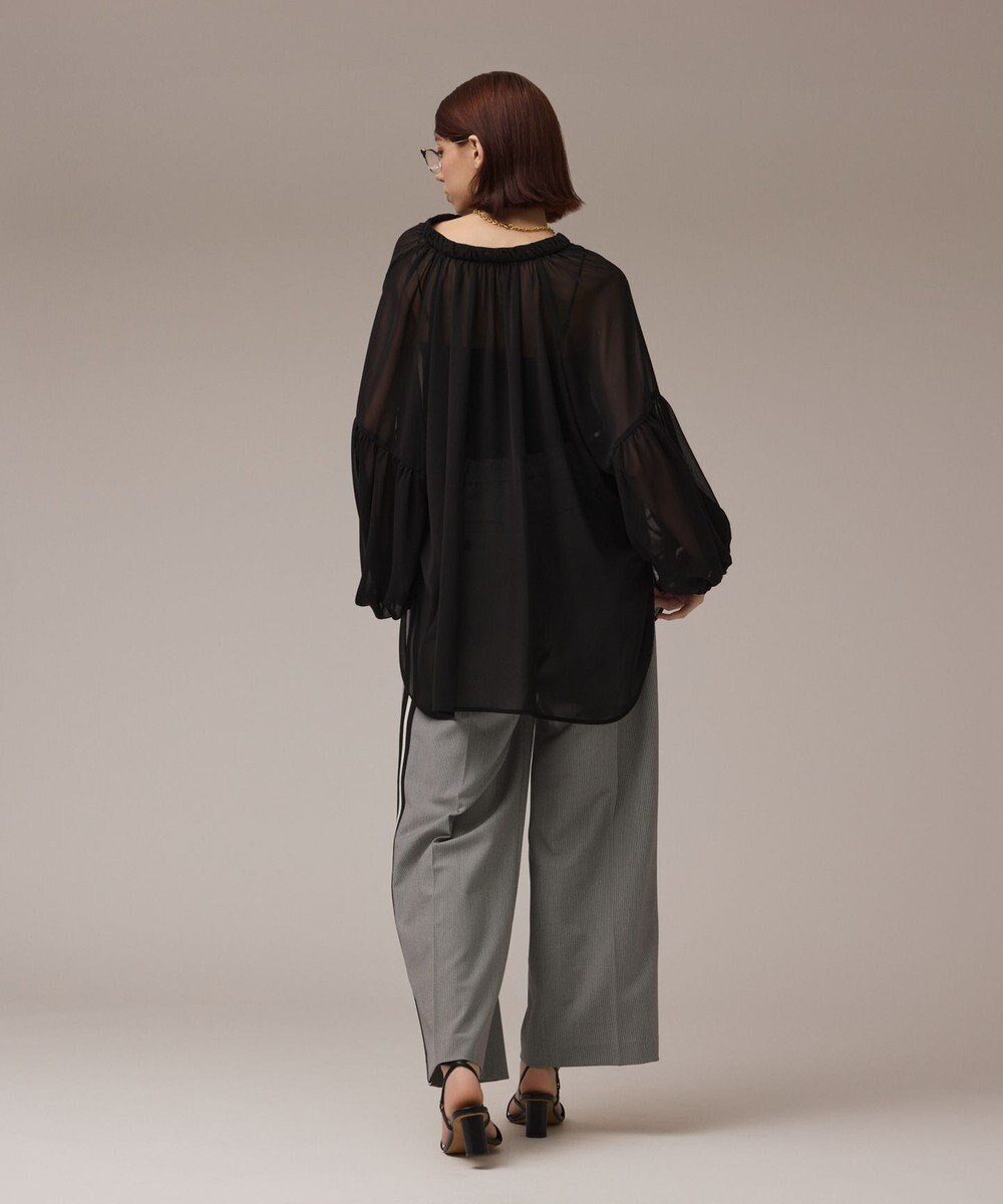 GRACE CONTINENTAL ボリュームカフタントップ 