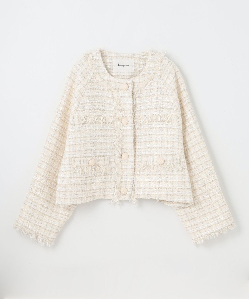 GRACE CONTINENTAL フリンジドルマンジャケット 