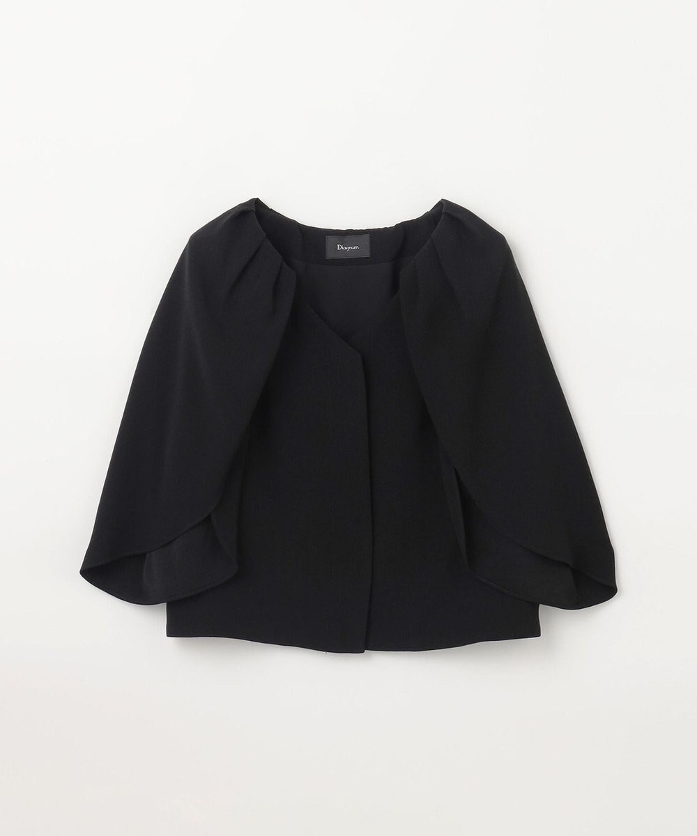 GRACE CONTINENTAL ケープスリーブトップ 