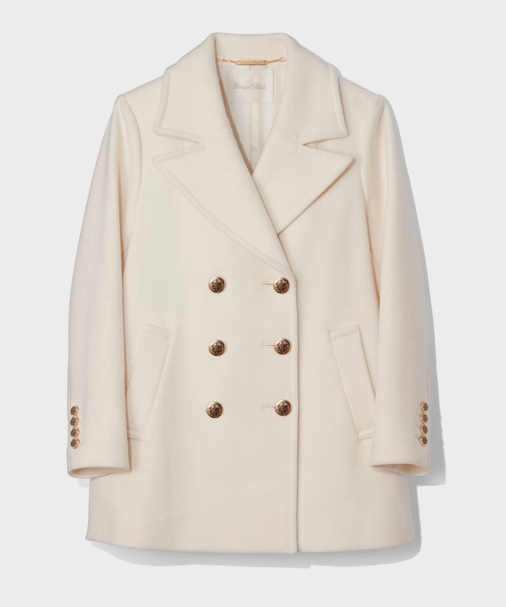 GRACE CONTINENTAL サイドスリットPコート