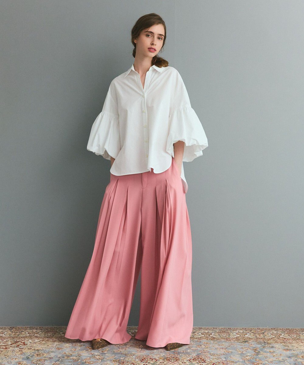 GRACE CONTINENTAL バルーンスリーブシャツ