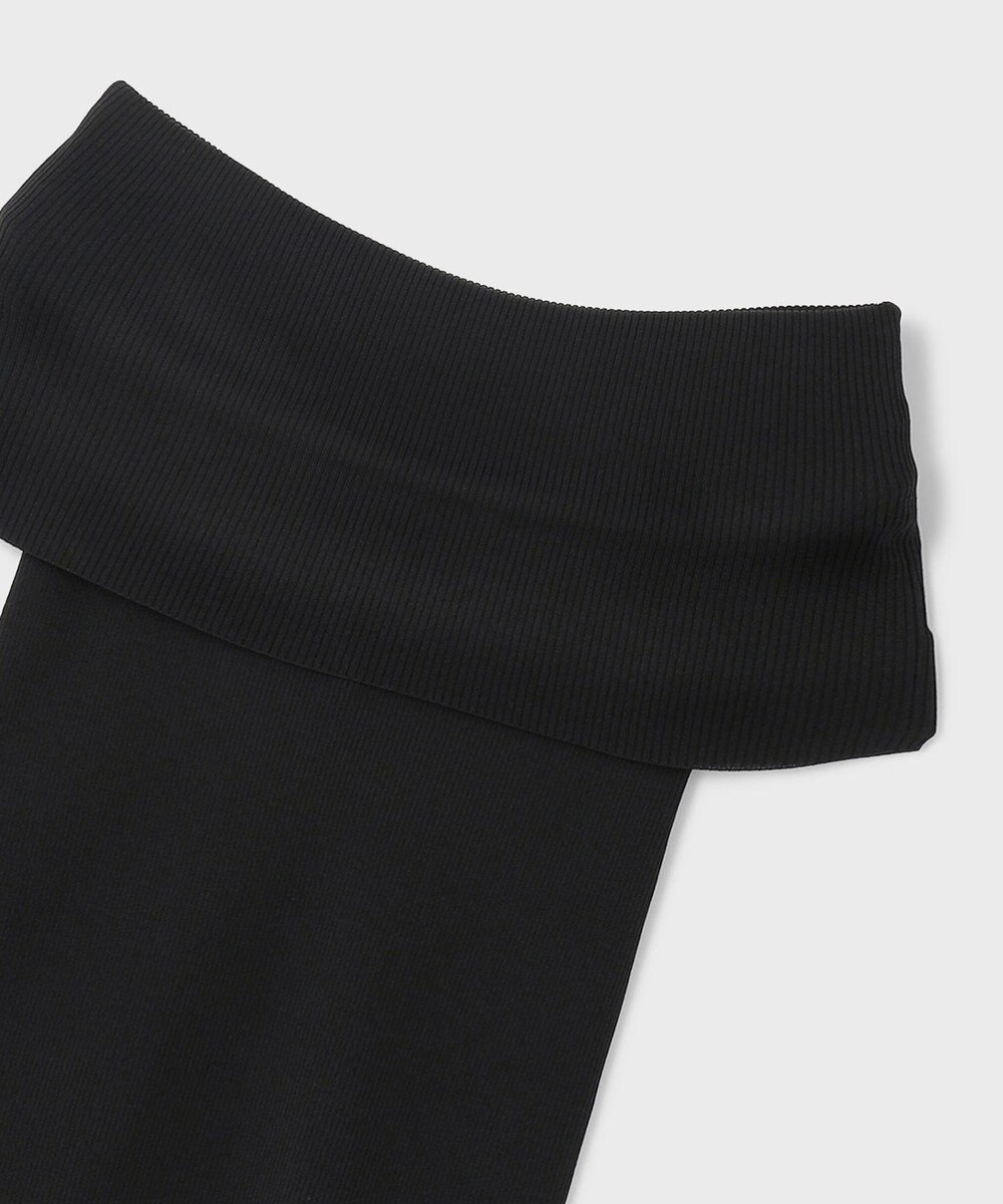 GRACE CONTINENTAL オフショルリブニットトップ