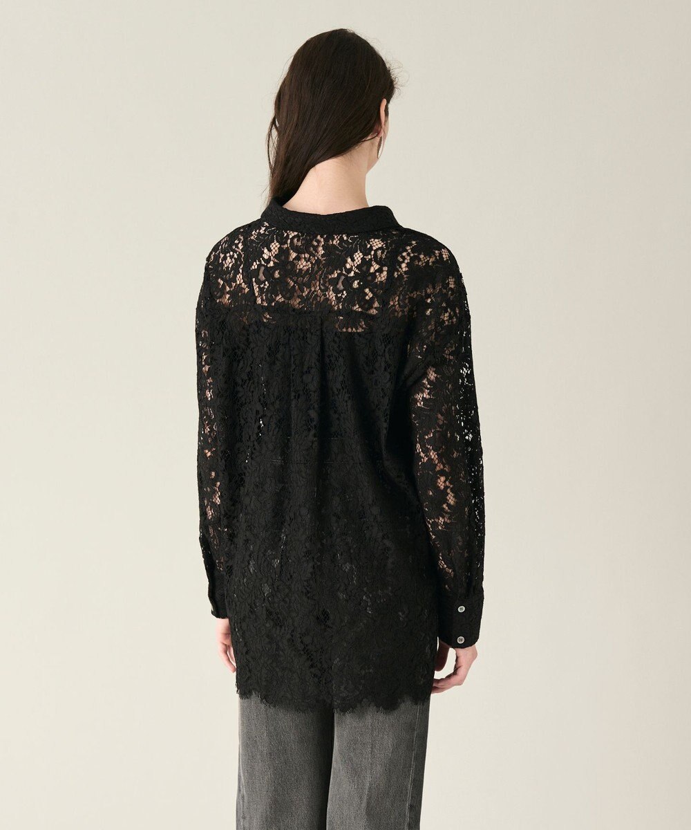 GRACE CONTINENTAL コードレースオーバーシャツ 