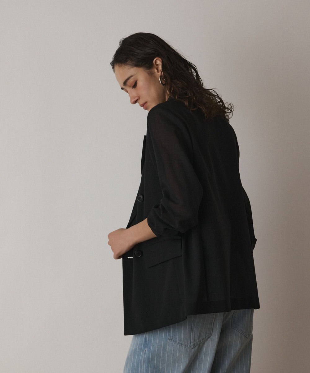 GRACE CONTINENTAL シアーテーラードジャケット 