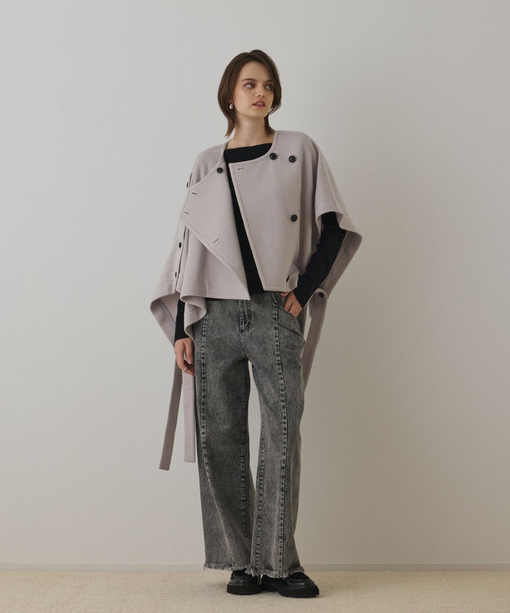 GRACE CONTINENTAL ライトビーバーポンチョ 