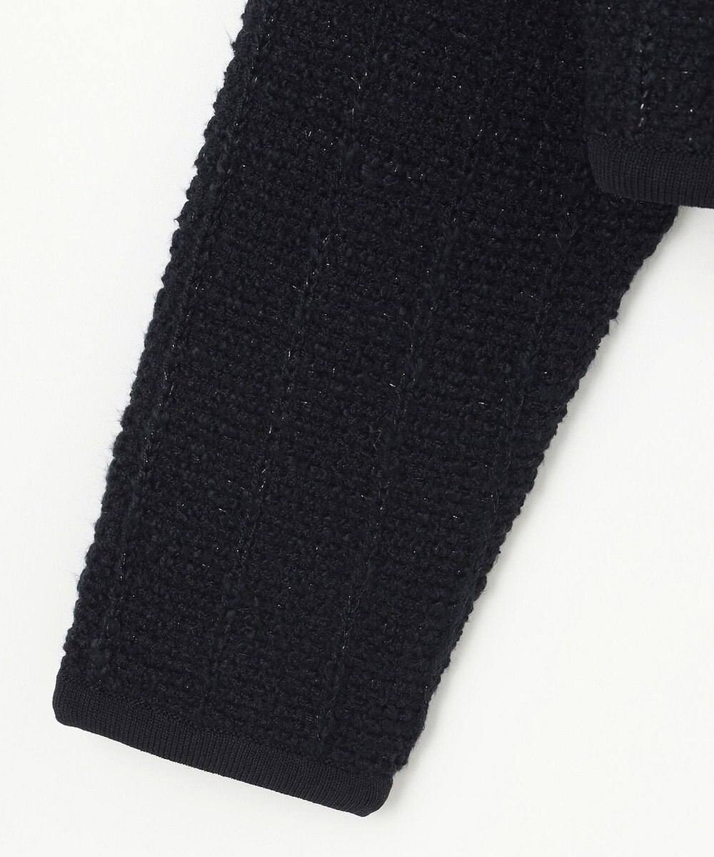 GRACE CONTINENTAL ツイードショートニットカーディガン