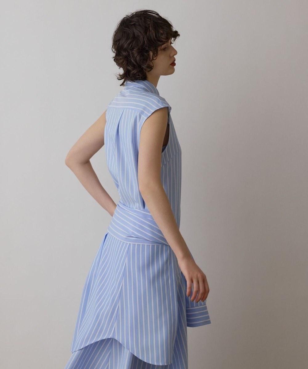 GRACE CONTINENTAL ストライプシャツワンピース 