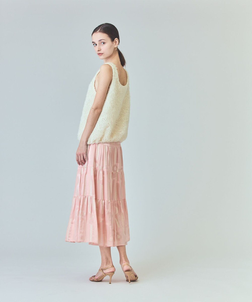 GRACE CONTINENTAL チュールフェザータンクトップ