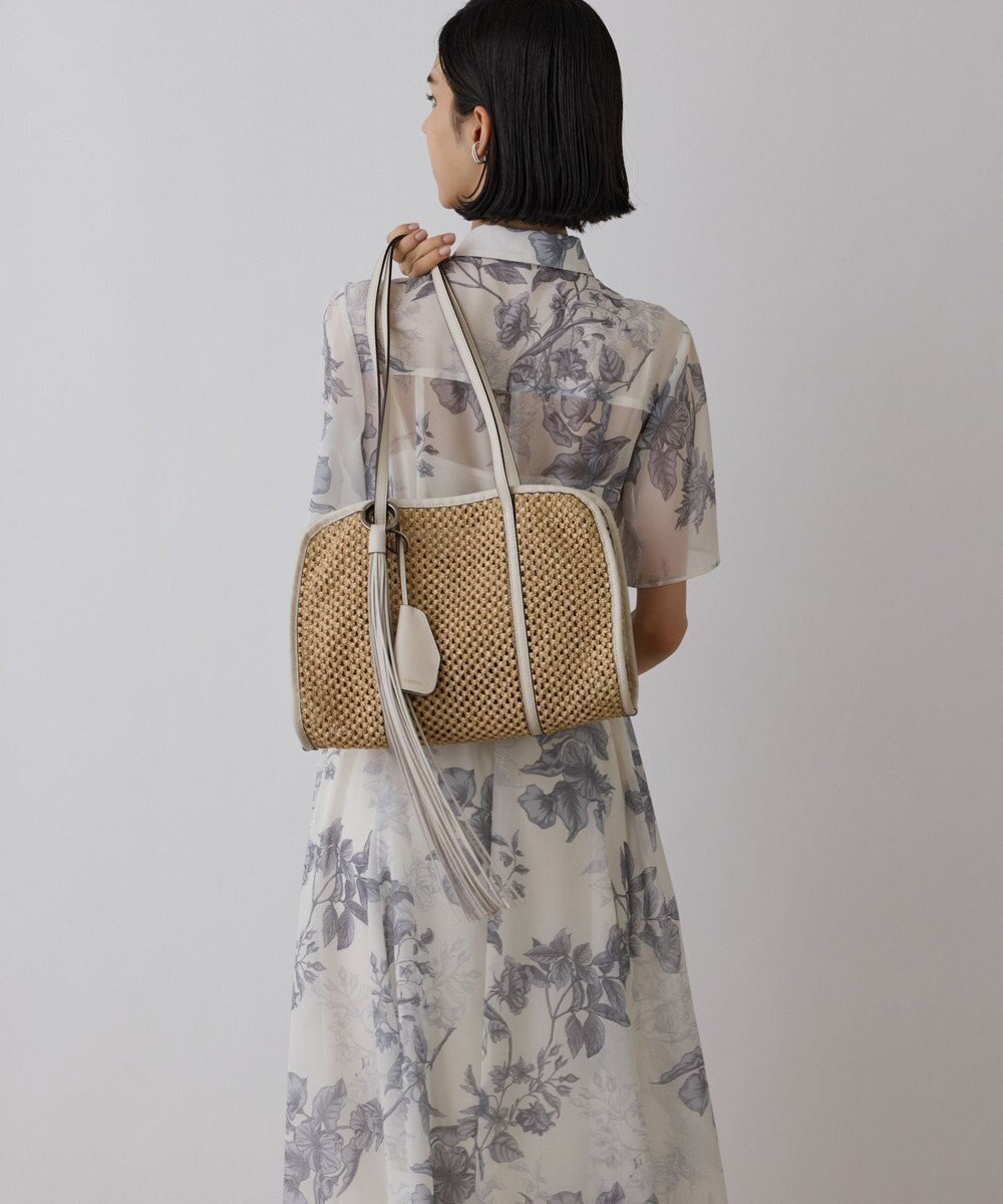 GRACE CONTINENTAL シャドーフラワープリントワンピース