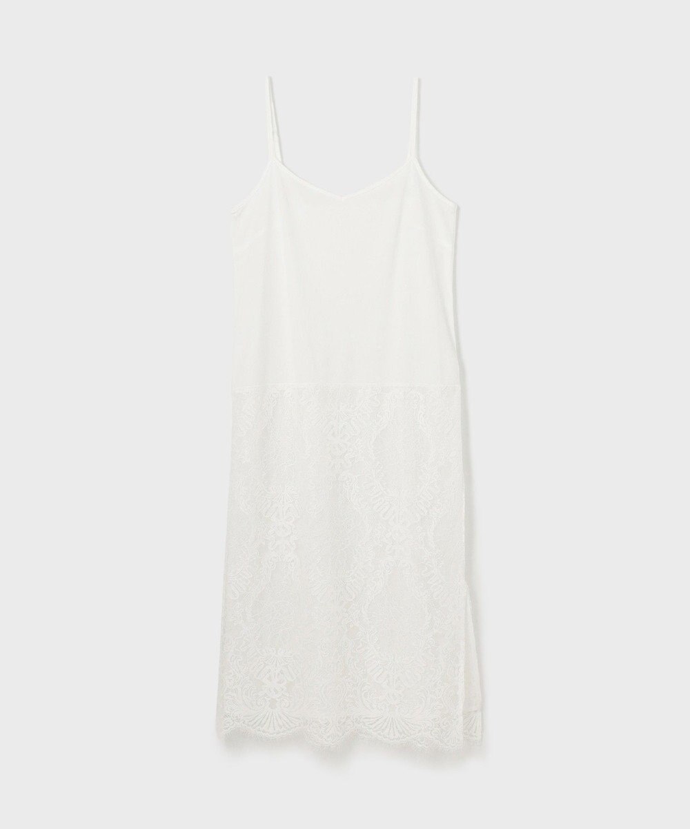 GRACE CONTINENTAL シアーレースニットワンピース 