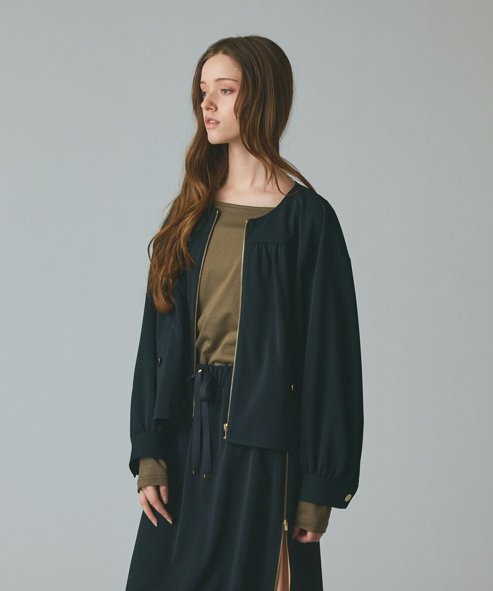 GRACE CONTINENTAL トリアセジャージジャケット 