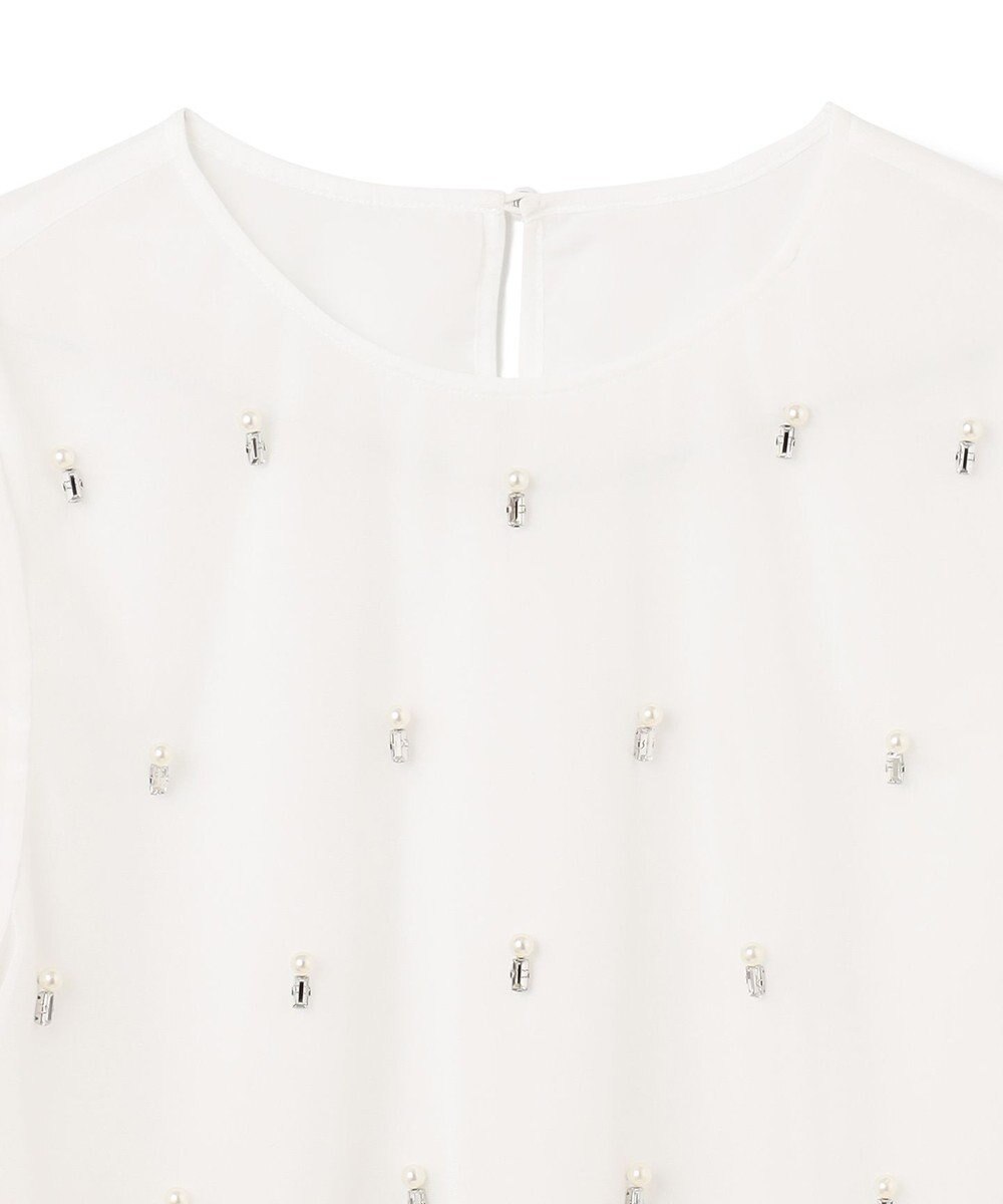 GRACE CONTINENTAL ビジューチュールトップ 