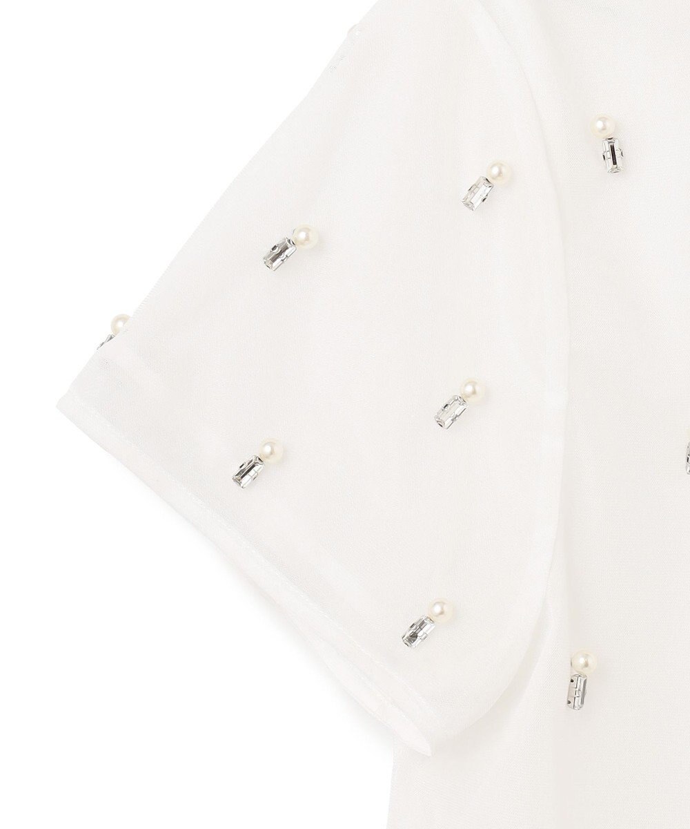 GRACE CONTINENTAL ビジューチュールトップ 