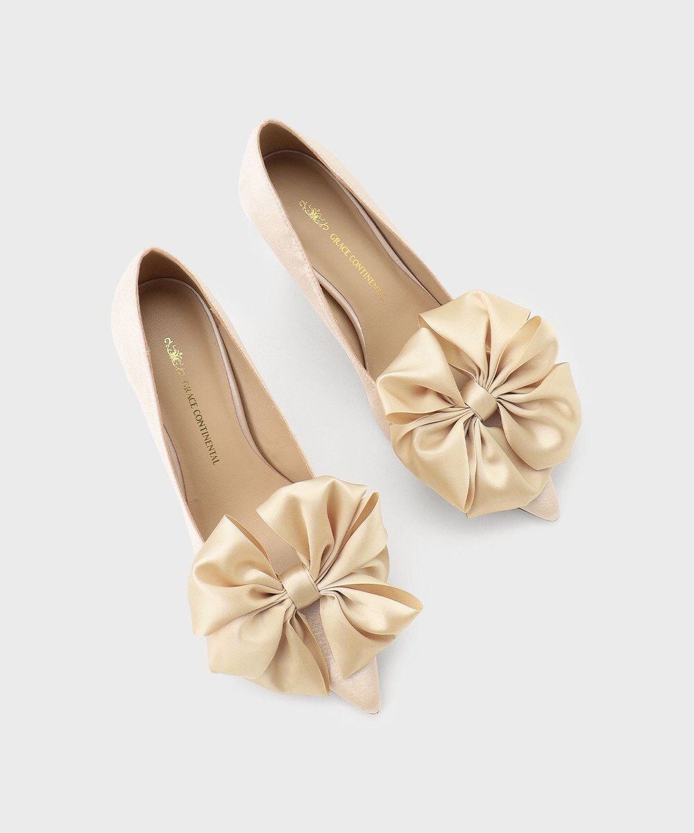 GRACE CONTINENTAL リボンパンプス