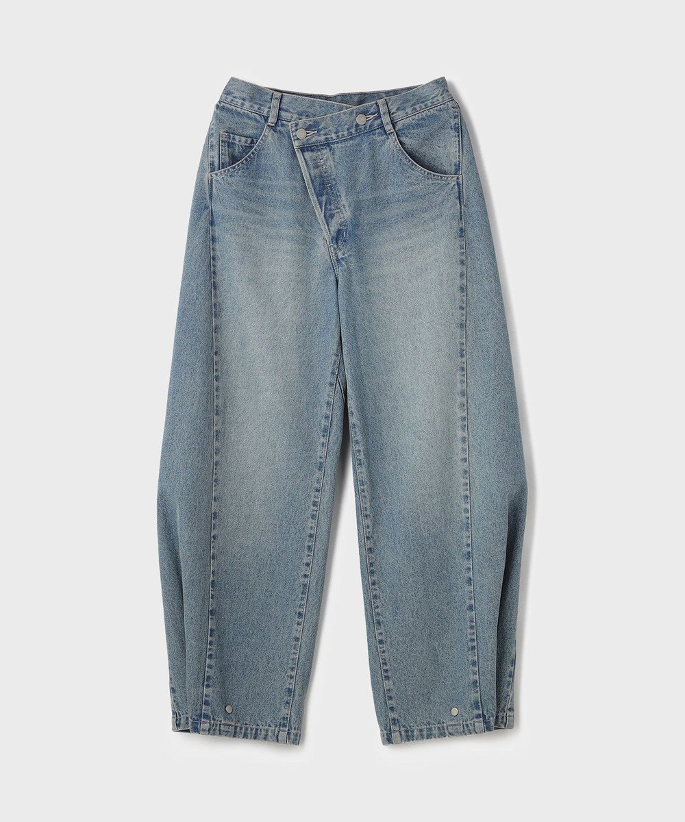 GRACE CONTINENTAL ラップ2wayデニムパンツ 